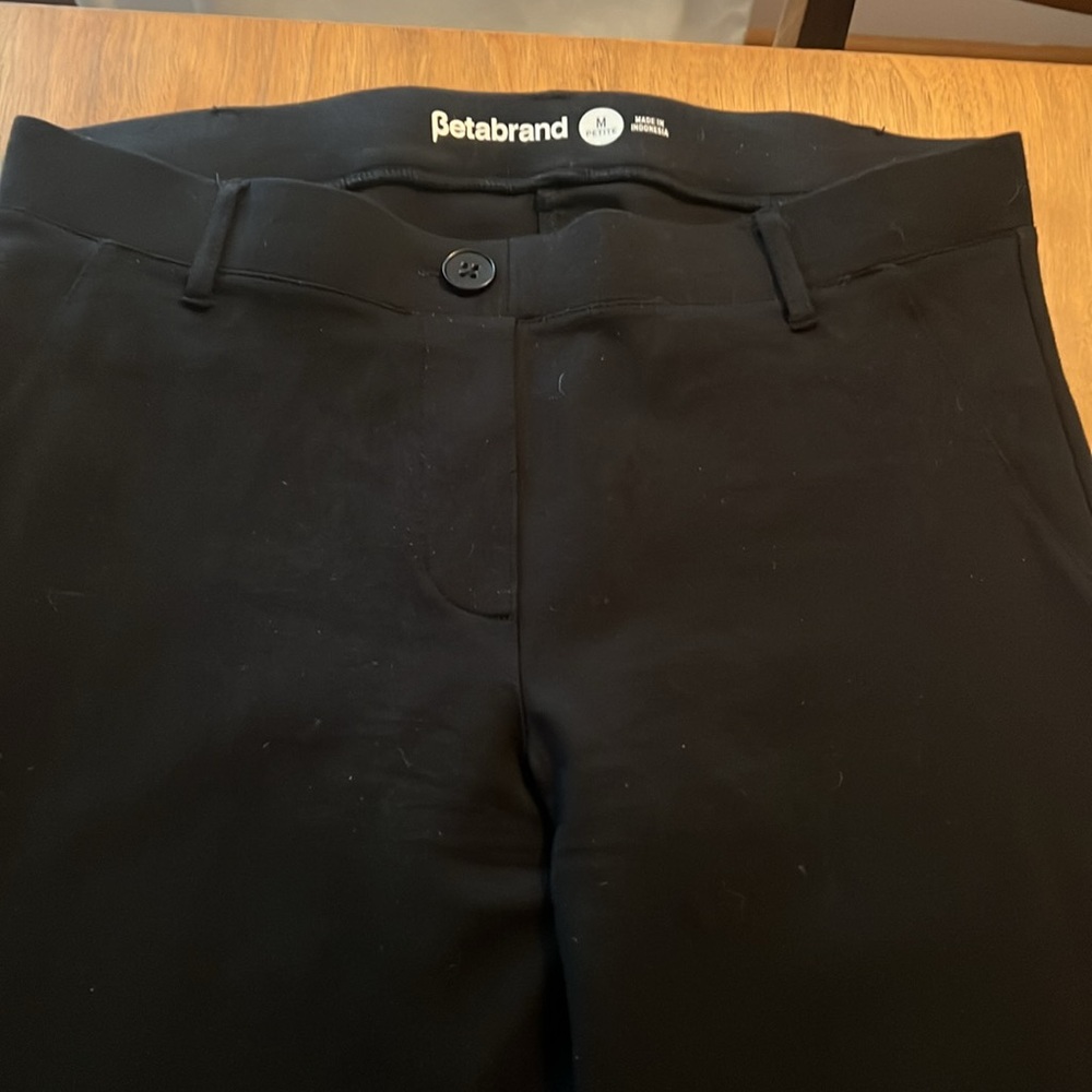 Betabrand size medium petite pants, straight leg